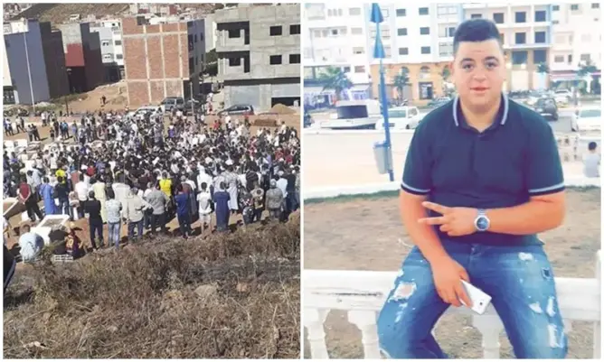غادر المدرسة ليُعين أسرته .. الفنيدق تودع “شهيد معبر الموت” (فيديو)