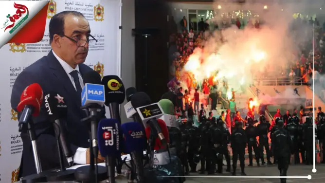 الحكومة تعلق على شغب “ديربي العرب” بين الوداد والرجاء (فيديو)