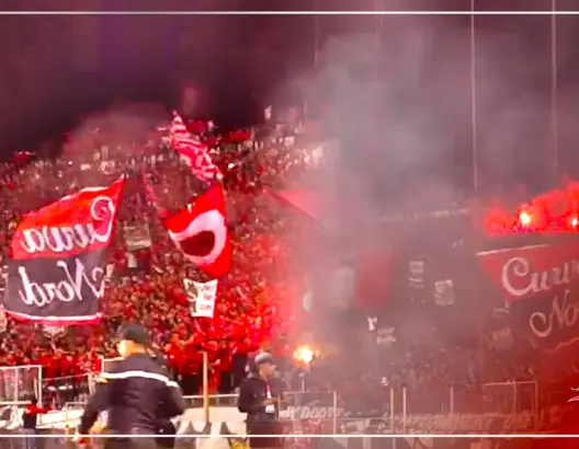 كركاج خيالي لجماهير الوداد في الديربي (فيديو)