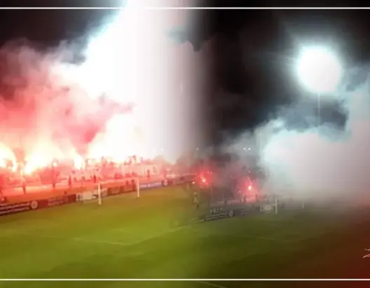 جماهير أولمبيك آسفي تشعل المدرجات بكركاج خيالي أمام الترجي (فيديو)