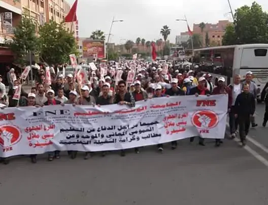 متابعة نقابي يخرج رفاق الإدريسي للاحتجاج ببني ملال