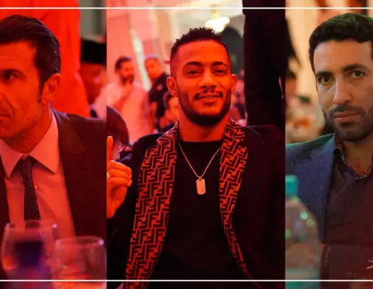 الأخوة أبو زعيتر يقيمون حفل عشاء على شرف نجوم العالم (فيديو)