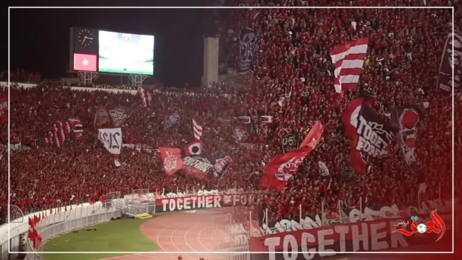 اهازيج الوداد تزلزل دونور امام اتحاد طنجة(فيديو)