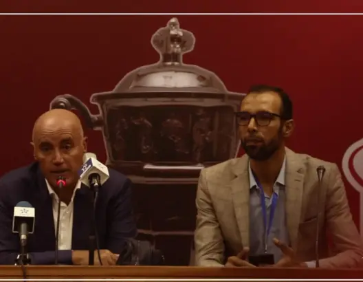 مدرب الحسنية: لحسن حظنا هناك تقنية الفار(فيديو)