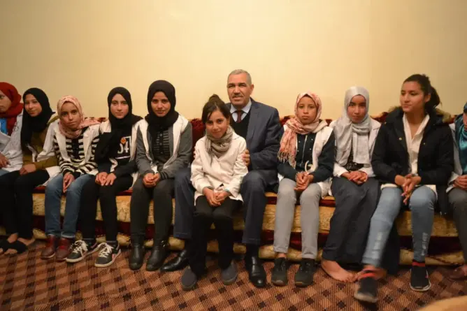 سلطات أزيلال تتفقد مراكز لإيواء تلاميذ الجماعات النائية (صور)