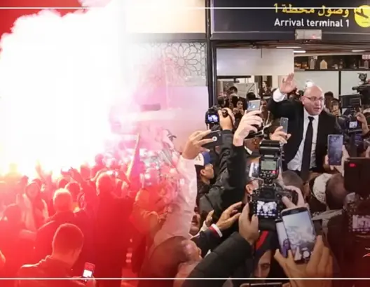 استقبال “هستيري” للاعبي “الطاس” من قبل جماهير البيضاء في المطار
