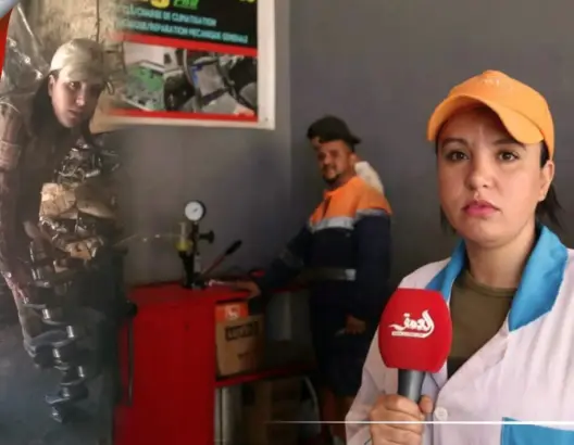 نورة.. مغربية من أزرو اختارت “الميكانيك”: أعشق هذه المهنة (فيديو)
