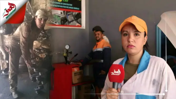 نورة.. مغربية من أزرو اختارت “الميكانيك”: أعشق هذه المهنة (فيديو)