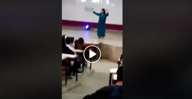 فيديو رقص مثير لفتاة بمدرج بكلية الحقوق بالمحمدية يثير استياء واسعا