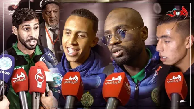 لاعبو الرجاء: كنا رجالا في المباراة ونستحق هذا التأهل التاريخي (فيديو)