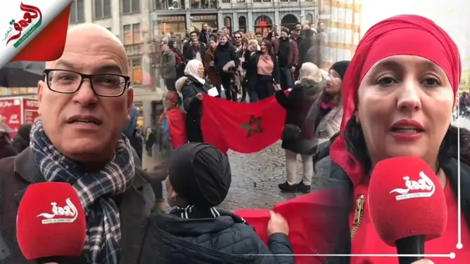 بعد فرنسا.. “العمق” تنقل احتجاجات مغاربة هولندا ضد حرق العلم الوطني