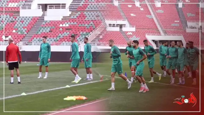 هكذا حضر بانون وجبران الحصة التدريبية رفقة المنتخب الوطني (فيديو)