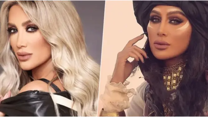 مغنية لبنانية تقرأ الفاتحة وترسم شارة الصليب على صدرها بالسعودية (فيديو)