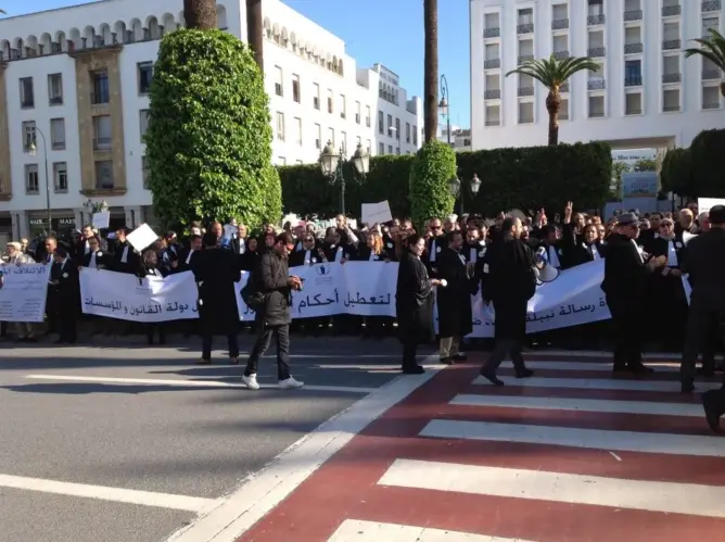 تزامنا مع التصويت.. محامون وحقوقيون يحتجون ضد تحصين أملاك الدولة