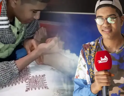 سيف الدين.. شاب مغربي دفعته “الظروف” لامتهان النقش بالحناء (فيديو)