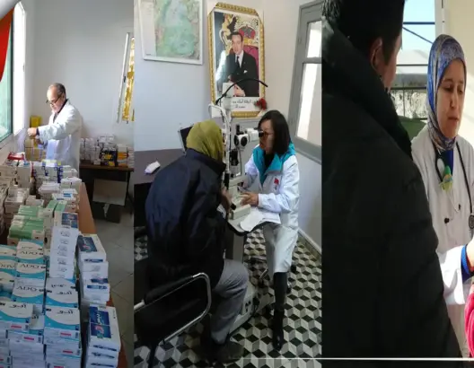 ألف مستفيد بقافلة صحية متعددة الإختصاصات بدواوير تازارين بإقليم تازة(صور)