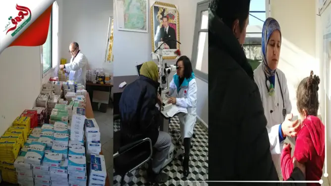 ألف مستفيد بقافلة صحية متعددة الإختصاصات بدواوير تازارين بإقليم تازة(صور)