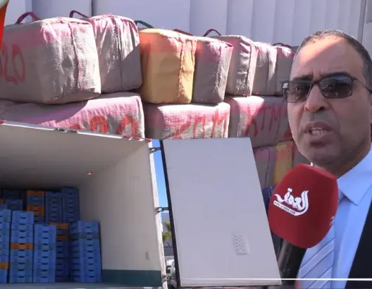 حجز أطنان من المخدرات داخل”فريكو” ضواحي أكادير (فيديو)