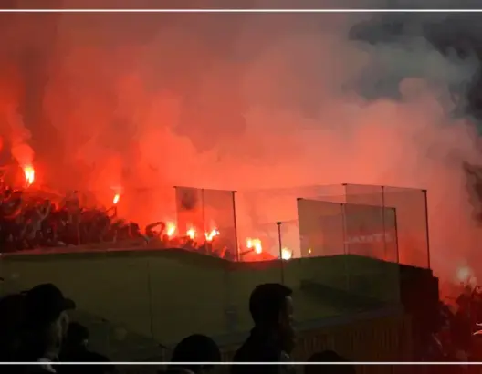 لاعبو وانصار الترجي يحتفلون بالفوز في دونور (فيديو)
