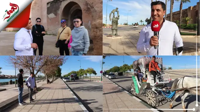 الحسين.. مغربي تحدى إعاقته واختار مهنة الإرشاد السياحي (فيديو)