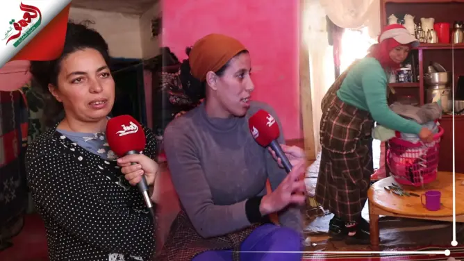 أمهات عازبات يعانين في بيوت أشبه بالكهوف ضواحي الحاجب