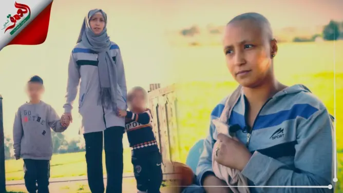 أم لطفلين تعاني من السرطان وتناشد المحسنين التكفل بعملية زراعة النخاع الشوكي (فيديو)