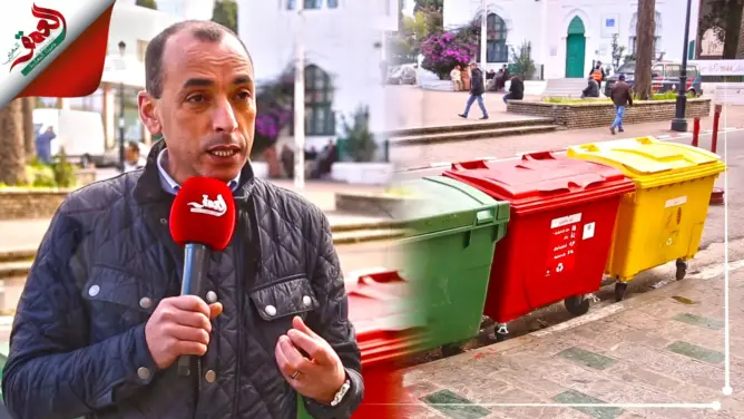 منها حاويات للخبز .. تطوان تشرع في فرز النفايات بالشوارع (فيديو)