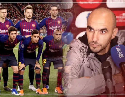 الركراكي: “أنا ماشي البارصا وفرحان بالفوز على الرجاء” (فيديو)