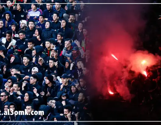 ”الكورفاتشي” تبدع بأغنية ”ليفار عشقك حتى لهبال” في مباراة بني ملال (فيديو)