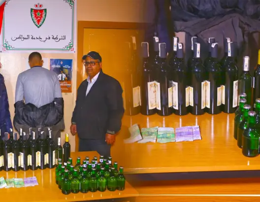 الأمن ينصب كمينا لـ”كراب” بالرباط .. ويضبط قنينات خمر بحوزته ليلة “البوناني” (فيديو)