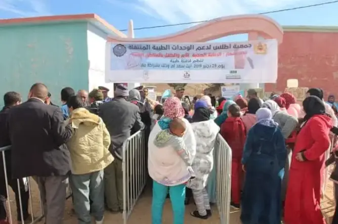 استفادة 802 شخص من حملة طبية نواحي خنيفرة