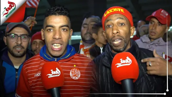 فرحة الوداديين بعد الفوز على اتحاد العاصمة والتأهل لربع النهائي (فيديو)
