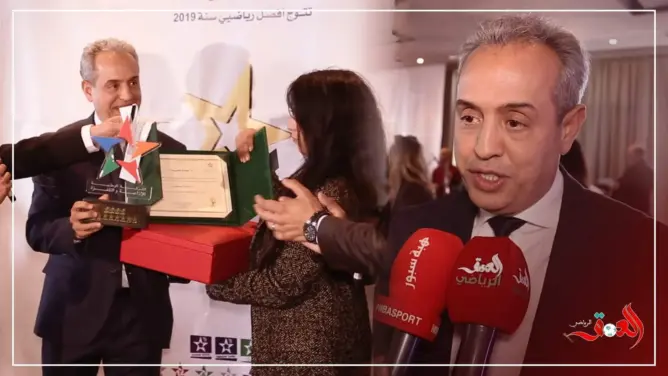 الرجاء يتوج بدرع رياضي السنة..وعضو المكتب باهيج: شرف لنا (فيديو)