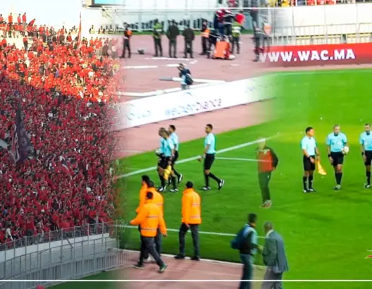 جماهير الوداد تنفجر غضبا في وجه الحكم جيد (فيديو)