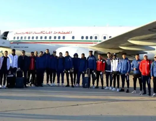 سفارة المغرب بنيجيريا تستقبل الحسنية بالمطار .. وأوشريف: سننتصر