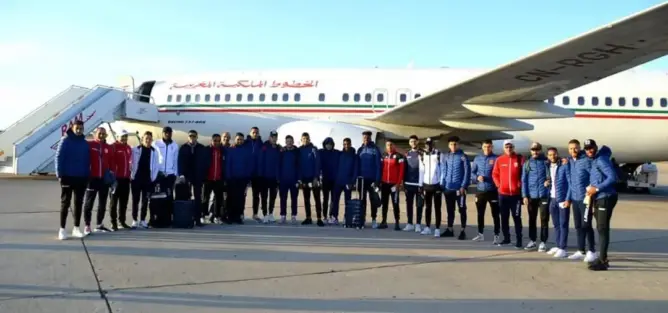 سفارة المغرب بنيجيريا تستقبل الحسنية بالمطار .. وأوشريف: سننتصر