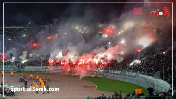 جماهير الرجاء تشعل النار في دونور في كركاج خيالي (فيديو)