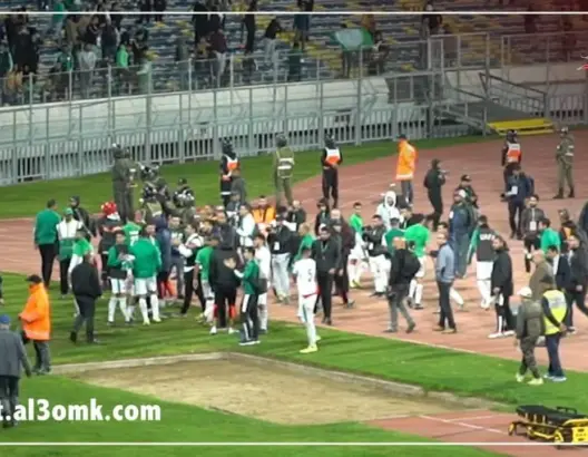 لاعبو المولودية يحيون الجماهير الجزائرية عقب الفوز على الرجاء في دونور (فيديو)