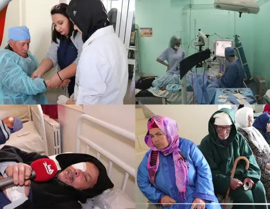 2000 مستفيد في حملة طبية متعددة الإختصاصات بإقليم الحاجب(فيديو)