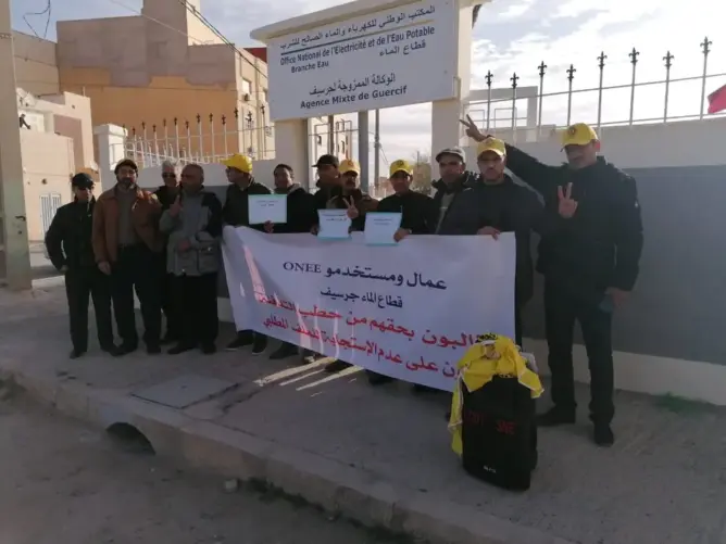بسبب “حطب التدفئة”.. مستخدمو الماء يحتجون بجرسيف