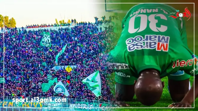 هكذا أشعلت جماهير الرجاء “دونور” بأهزيجها(فيديو)