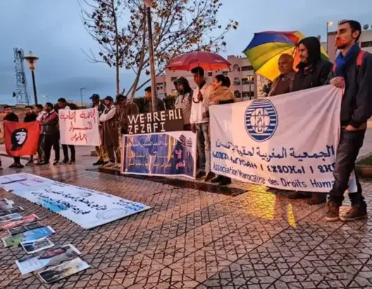 في ذكرى 20 فبراير.. محتجون بخنيفرة يطالبون بحرية “بوذا” (صور)