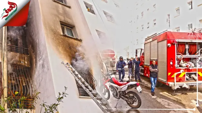 سلطات سلا تعلق على وفاة طفل في حريق بشقة .. وتفتح تحقيقا (فيديو)