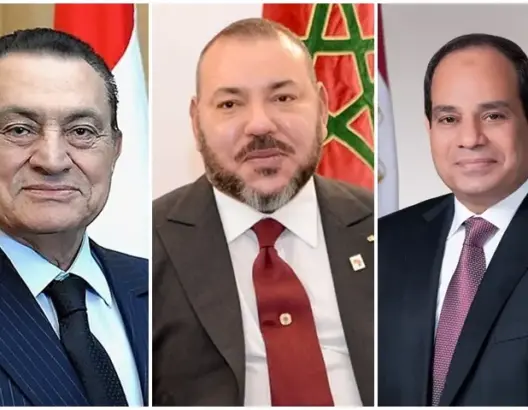 الملك يعزي السيسي في وفاة الرئيس المصري السابق حسني مبارك