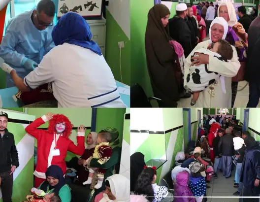 عشرات الأطفال في حفل إعذار جماعى ضواحي الحاجب (فيديو)