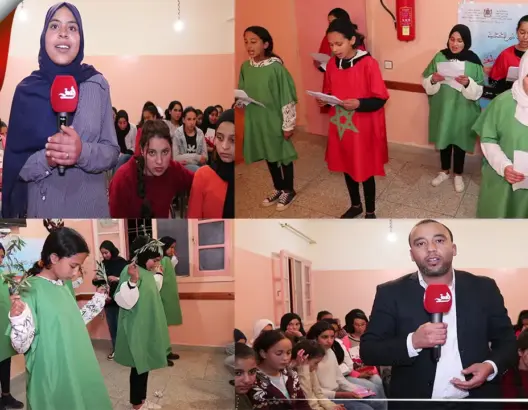 جمعيون يحتفلون بالطالبات المتفوقات بأيت بوبيدمان بالحاجب (فيديو)