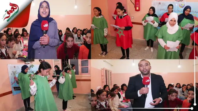 جمعيون يحتفلون بالطالبات المتفوقات بأيت بوبيدمان بالحاجب (فيديو)
