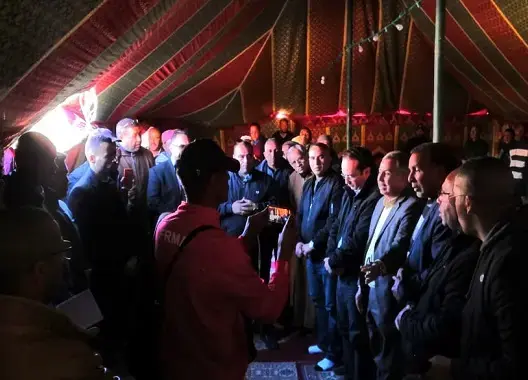 قلعة امكونة تودع العداء طالبي.. وأحيزون يرسل وفدا لتعزية عائلته (صور)