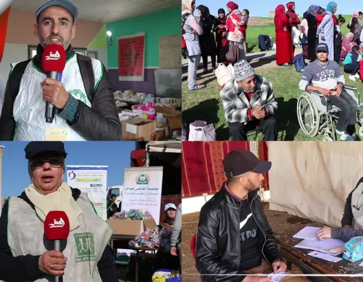 عشرات الأسر تستفيد من حملة صحية اجتماعية ضواحي إفران (فيديو)