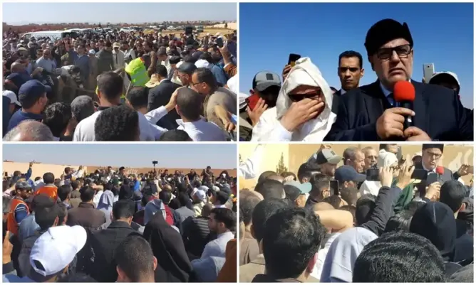 بنكيران يذرف الدموع بجنازة بوغضن.. ويصرح: كنت أطلب منه أن يعلمني بعض الأشياء (فيديو)
